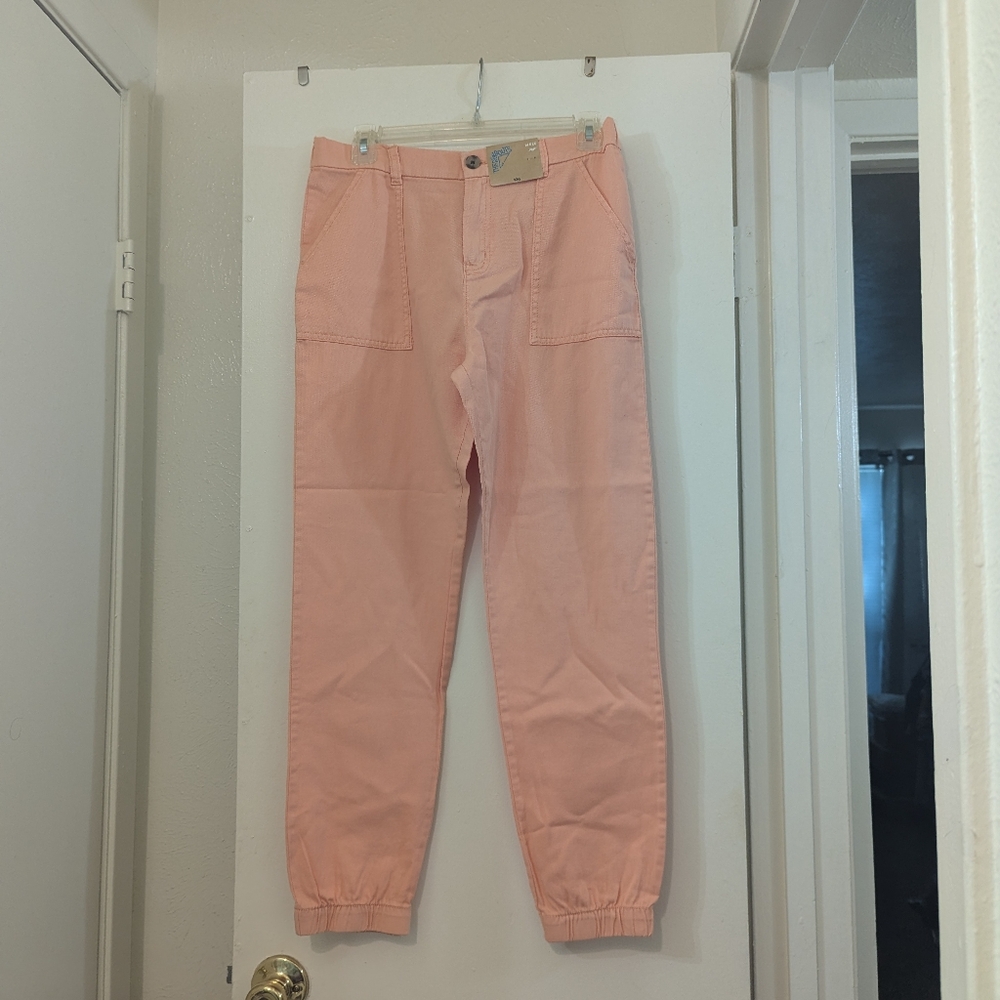 NWT Girls Coral There Abouts Jogger Pants 14